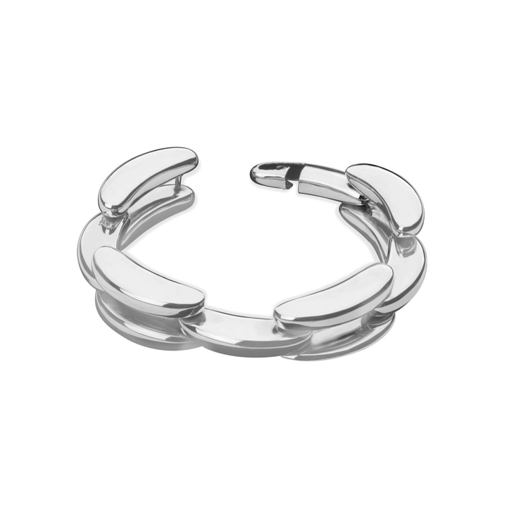 Charon flexible silver links bracelet