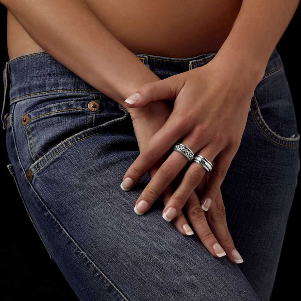 Altair Silver Soulmate Ring - Corazon Latino