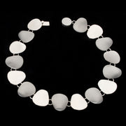 Amala Frosted Silver Necklace - Corazon Latino