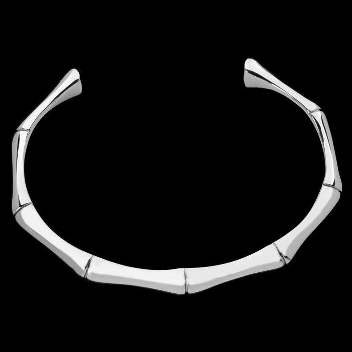 Aquila Solid Silver Bangle - Corazon Latino