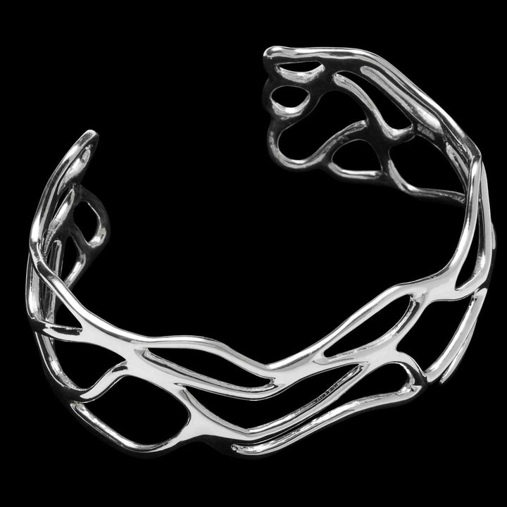 Ara Lacy Silver Bangle - Corazon Latino