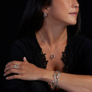 Ara Silver Necklace - Corazon Latino