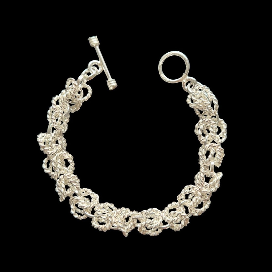 Ariadne Silver Rope Necklace - Corazon Latino