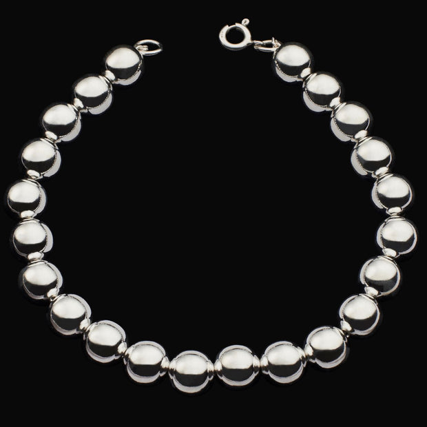 Astraea Silver Bead Earrings - Corazon Latino