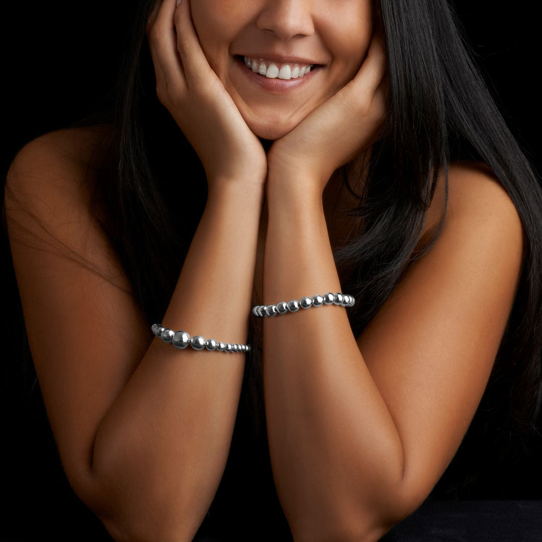 Astraea Silver Beads Bracelet - Corazon Latino