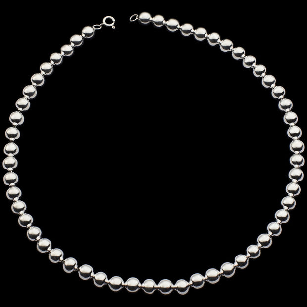 Astraea Silver Beads Necklace - Corazon Latino