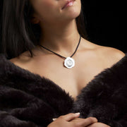 Astrid Frosted Silver Necklace - Corazon Latino