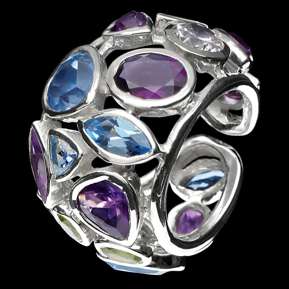 Borealis Gemstone Rings from Corazon Latino