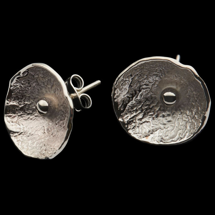 Callisto Silver Disc Earrings - Corazon Latino