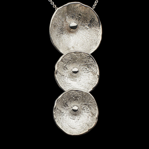 Callisto Silver Disc Earrings - Corazon Latino
