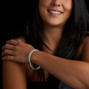 Carina Stackable Silver Bangles - Corazon Latino