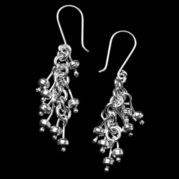 Cassiopeia Silver Earrings - Corazon Latino
