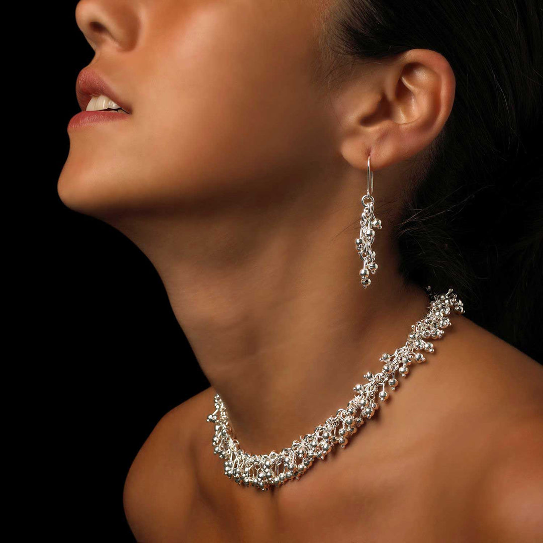 Cassiopeia Silver Necklace - Corazon Latino