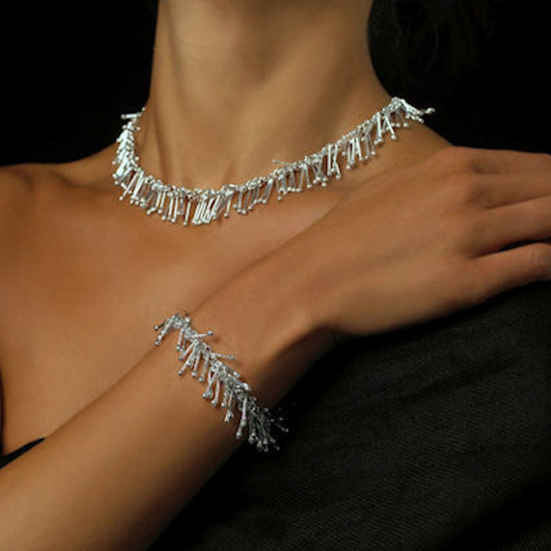 Catharina Silver Necklace - Corazon Latino