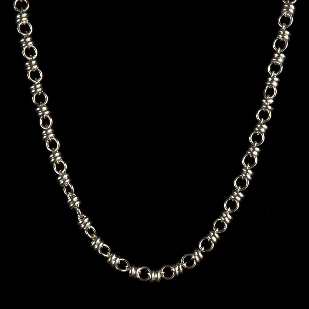 Chara Heavy Silver Bracelet - Corazon Latino