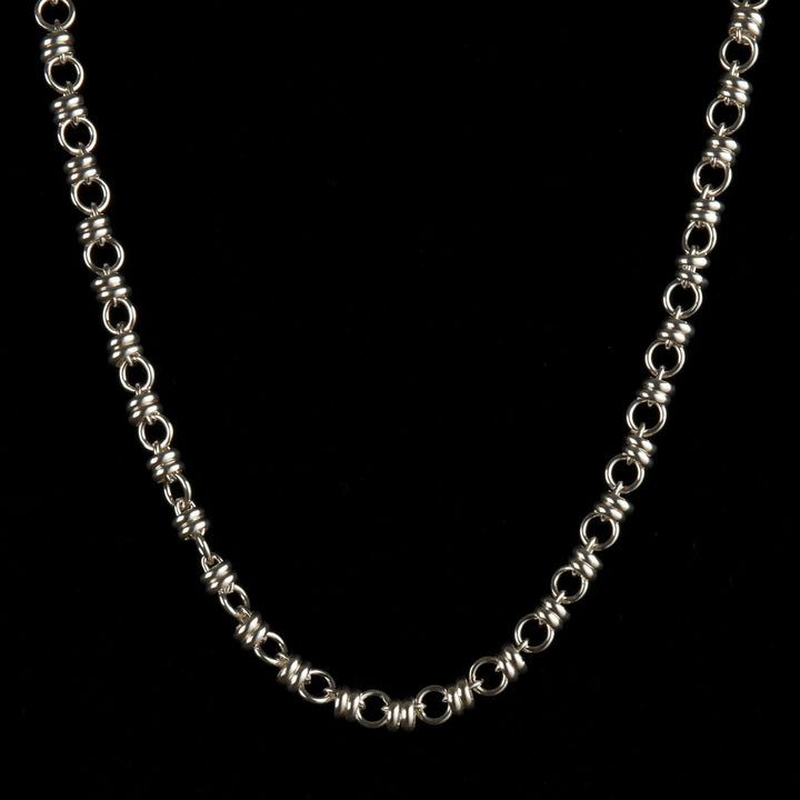 Chara Heavy Silver Bracelet - Corazon Latino