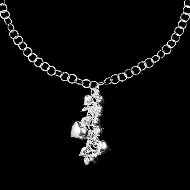 Cupid Silver Hearts Earrings - Corazon Latino