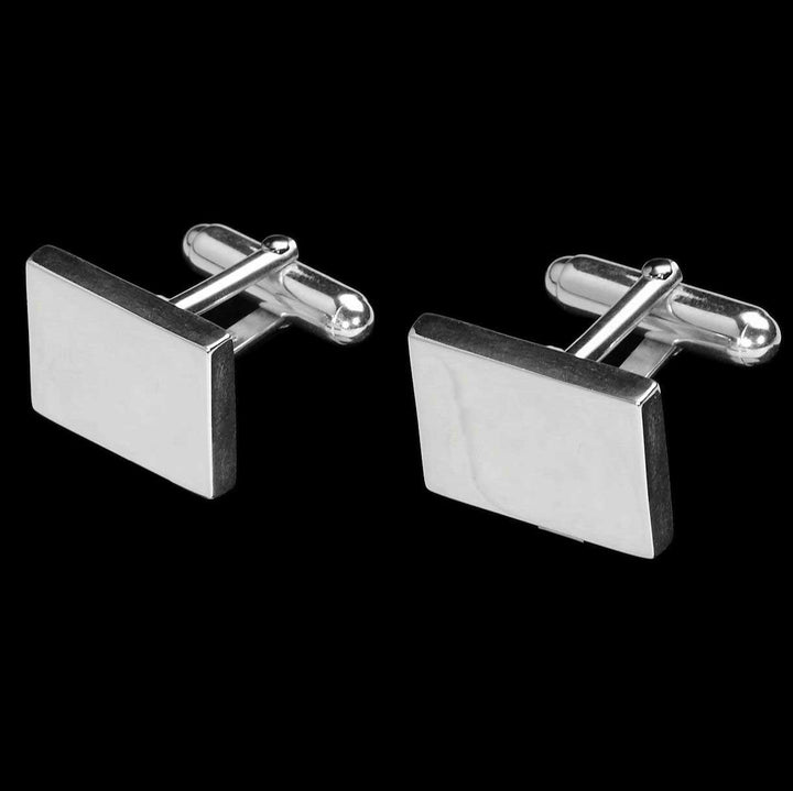 Danu Thick Silver Cufflinks - Corazon Latino