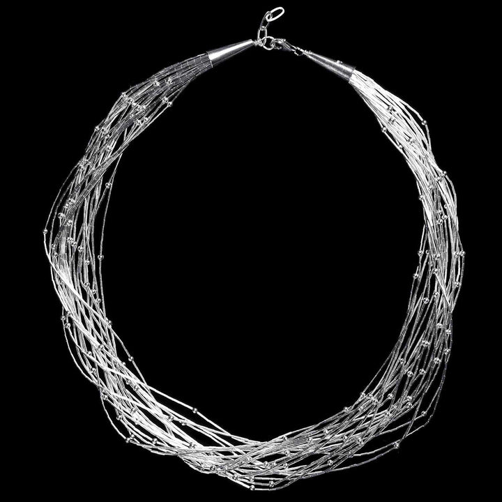 Diana Silver Dewdrop Necklace - Corazon Latino