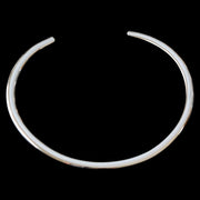 Elara thick silver choker