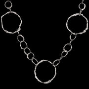 Eroded Silver Bracelet - Corazon Latino