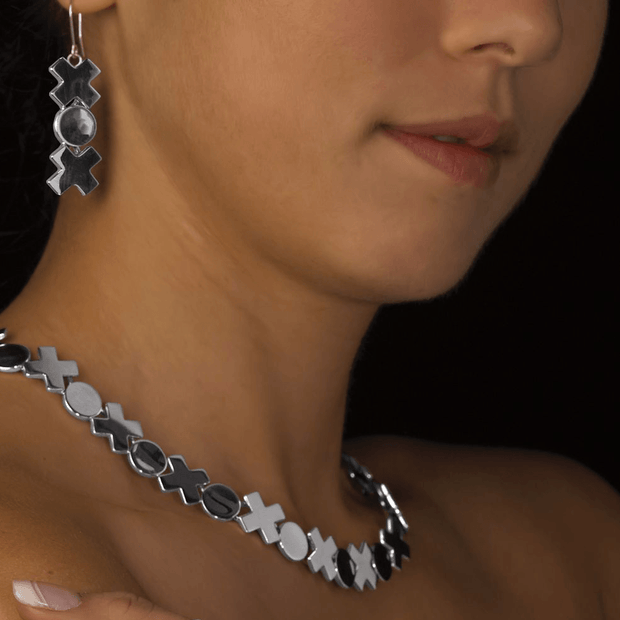 Galatea Silver Earrings - Corazon Latino