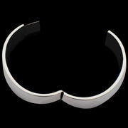 Hestia Hinged Silver Bangle - Corazon Latino