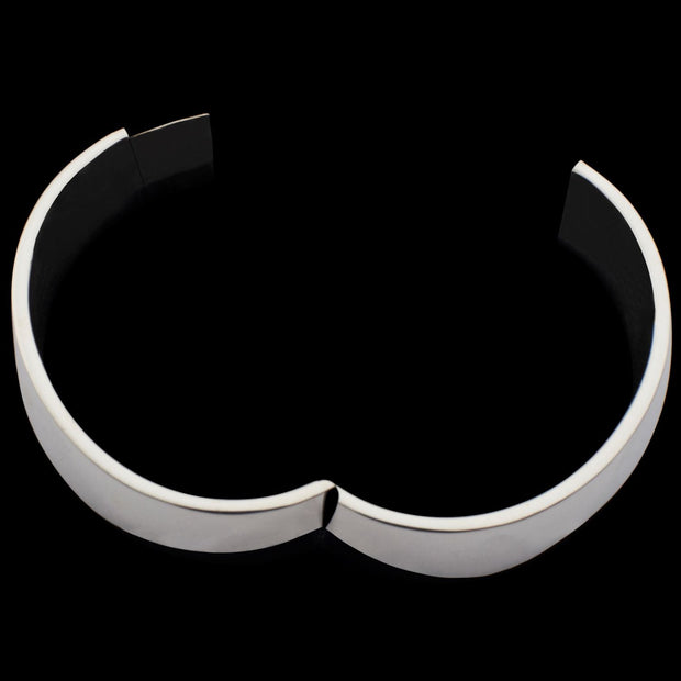 Hestia Hinged Silver Bangle - Corazon Latino