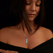 Iris Blue Topaz Pendant - Corazon Latino