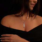 Iris Blue Topaz Pendant - Corazon Latino