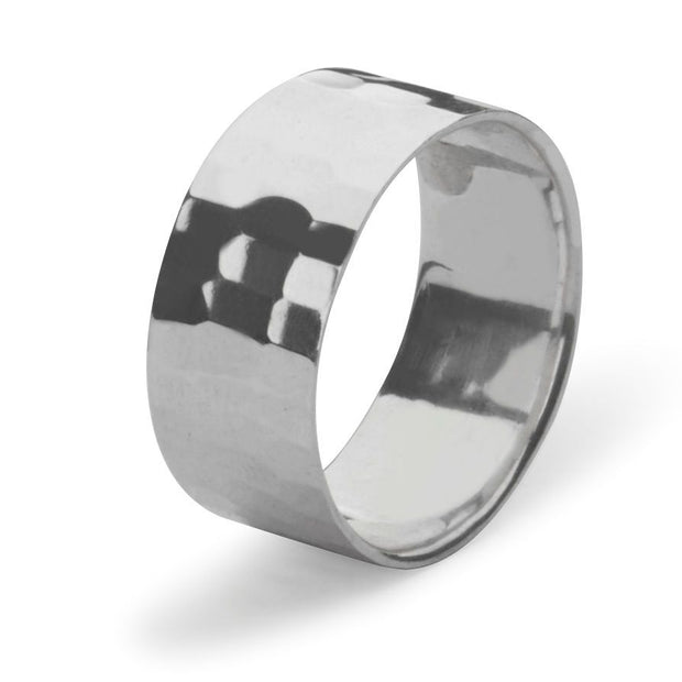 Jupiter Beaten Silver Ring - Corazon Latino