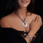 Jupiter Beaten Silver Ring - Corazon Latino