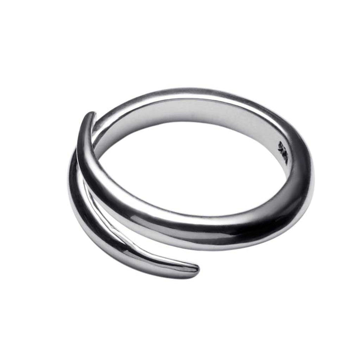 Larissa silver twist ring