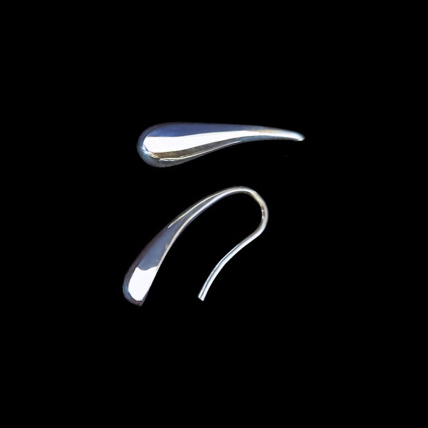 Lutetia Silver Teardrop Earrings - Corazon Latino