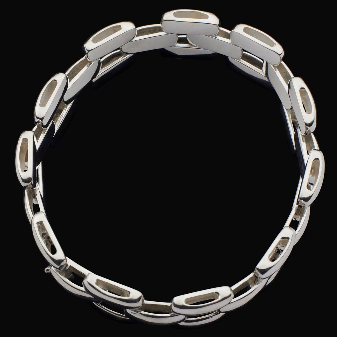 Lyra Silver Bracelet - Corazon Latino