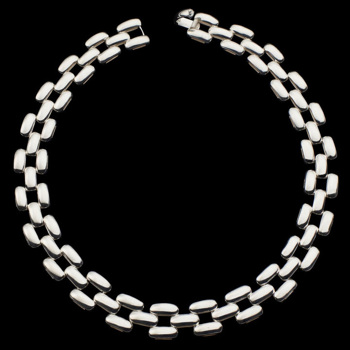 Lyra Silver Necklace - Corazon Latino