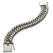Mercury Chunky Silver Bracelet - Corazon Latino