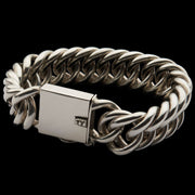 Mercury Chunky Silver Bracelet - Corazon Latino