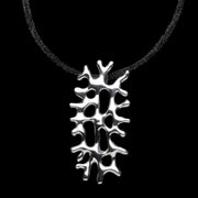 Metis Silver Coral Necklace - Corazon Latino