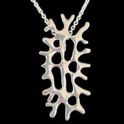 Metis Silver Coral Necklace - Corazon Latino