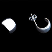 Pallene Silver Loop Earrings - Corazon Latino