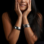 Pandora Chunky Silver Bangle - Corazon Latino