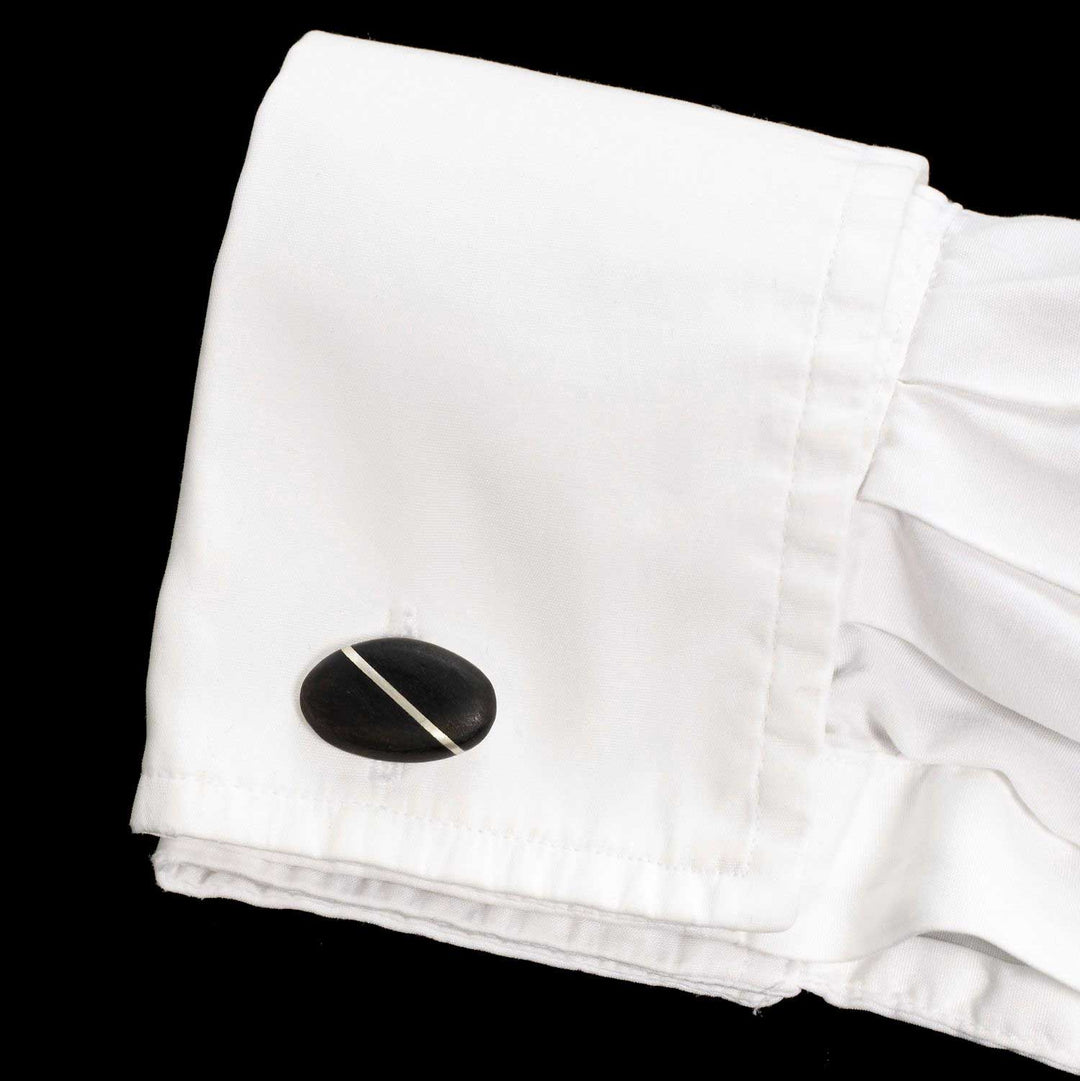 Pluto Ebony Cufflinks - Corazon Latino