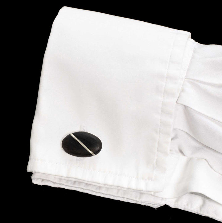 Pluto Ebony Cufflinks - Corazon Latino