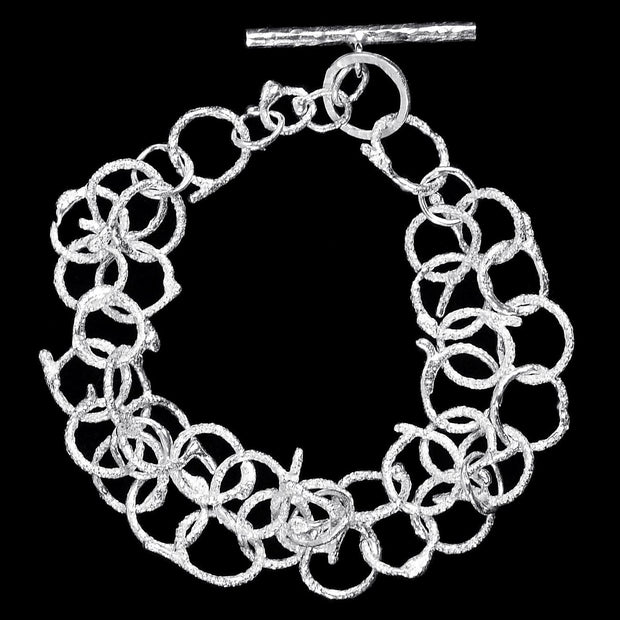Swelter Silver Bracelet - Corazon Latino