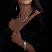 Sylvia Liquid Silver Bracelet - Corazon Latino