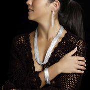 Sylvia Liquid Silver Earrings - Corazon Latino