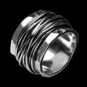 Zaniah Wide Silver Ring - Corazon Latino
